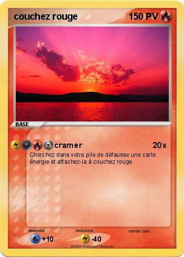 Pokemon couchez rouge