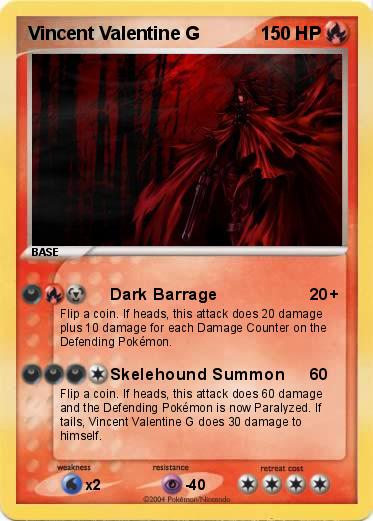 Pokemon Vincent Valentine G