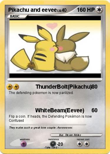 Pokemon Pikachu and eevee