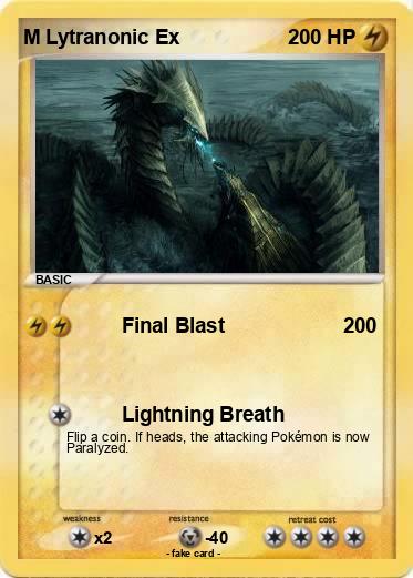 Pokemon M Lytranonic Ex