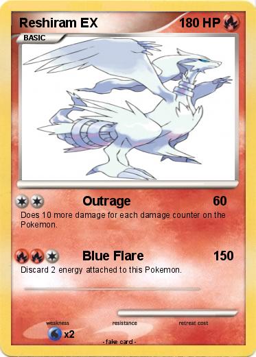 Pokemon Reshiram EX