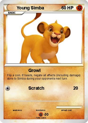 Pokemon Young Simba