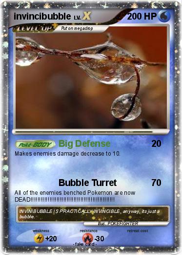 Pokemon invincibubble