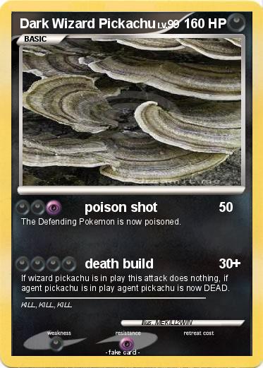 Pokemon Dark Wizard Pickachu