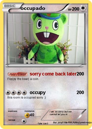 Pokemon occupado