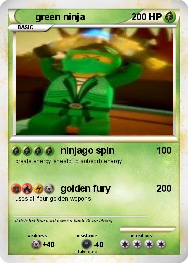 Pokemon green ninja