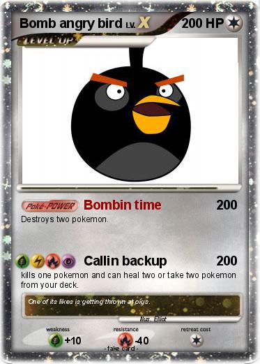 Pokemon Bomb angry bird