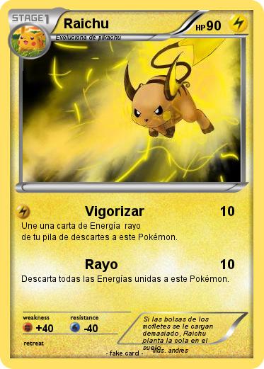 Pokemon Raichu