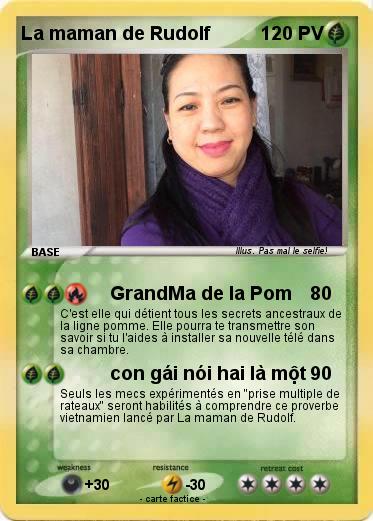Pokemon La maman de Rudolf