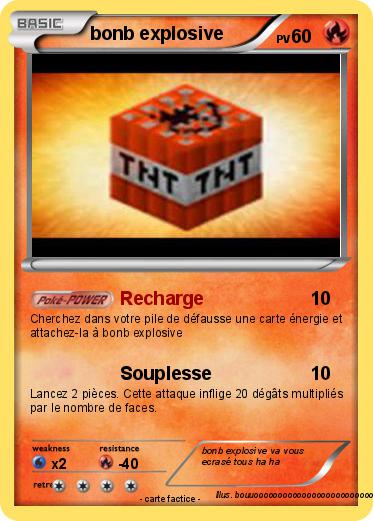 Pokemon bonb explosive