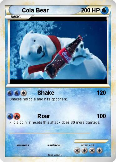 Pokemon Cola Bear