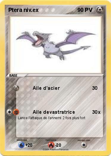 Pokemon Ptera niv.ex