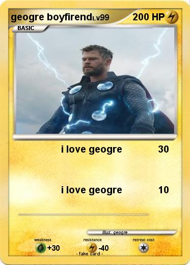Pokemon geogre boyfirend