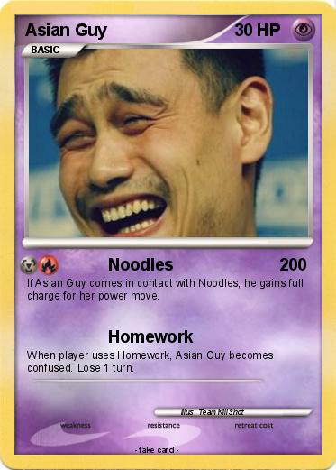 Pokemon Asian Guy