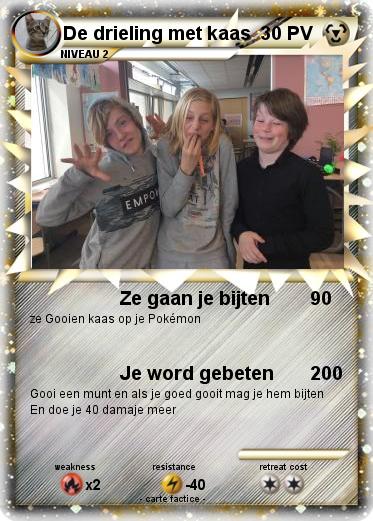 Pokemon De drieling met kaas