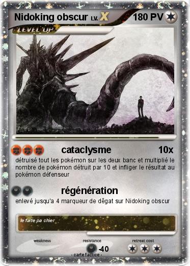 Pokemon Nidoking obscur