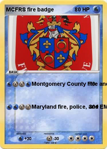 Pokemon MCFRS fire badge