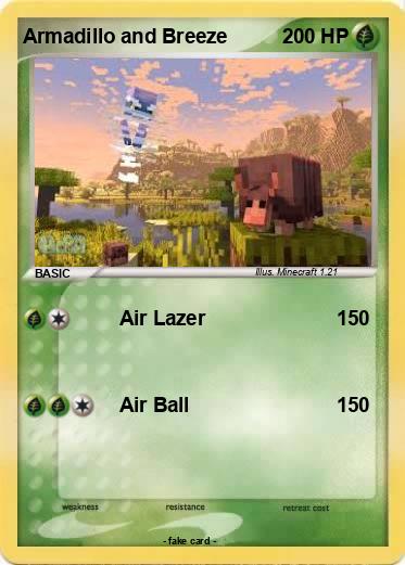 Pokemon Armadillo and Breeze