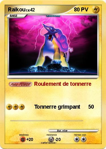 Pokemon Raikou
