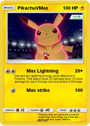 Pokemon PikachuVMax