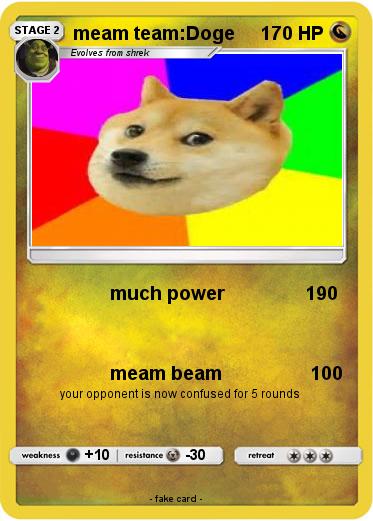 Pokemon meam team:Doge