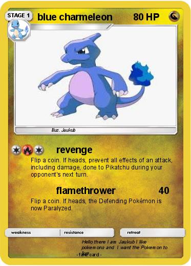 Pokemon blue charmeleon