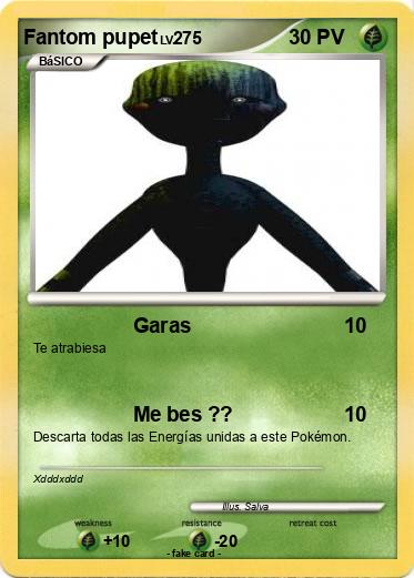 Pokemon Fantom pupet