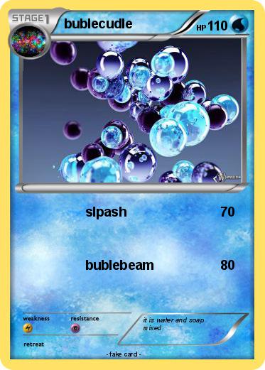 Pokemon bublecudle