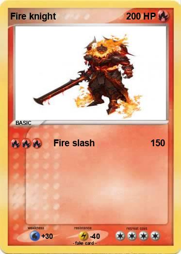 Pokemon Fire knight
