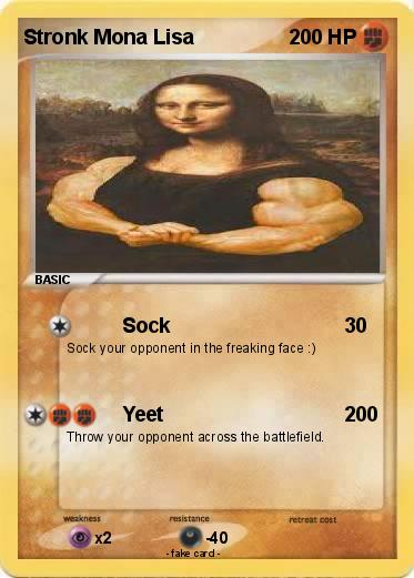 Pokemon Stronk Mona Lisa