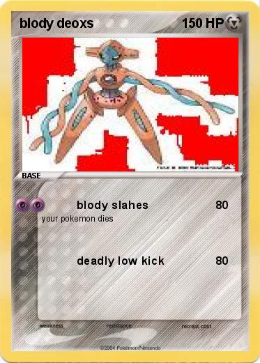 Pokemon blody deoxs