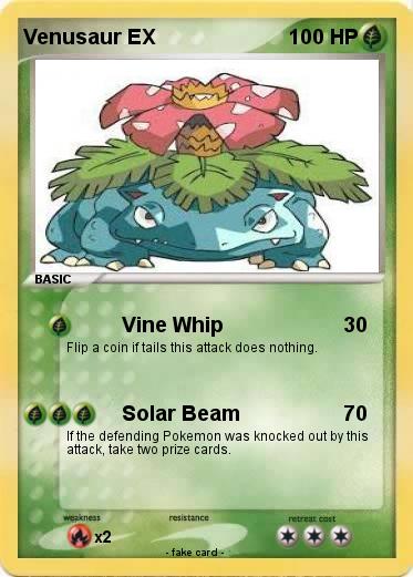 Pokemon Venusaur EX