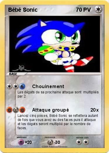 Pokemon Bébé Sonic