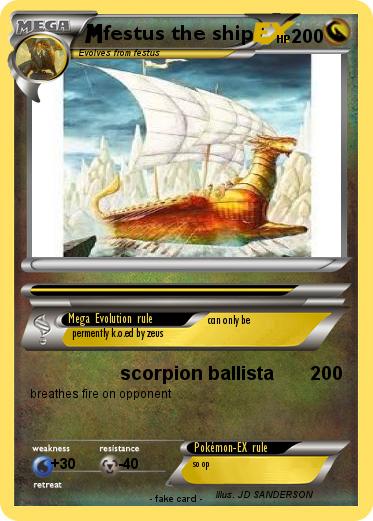 Pokemon festus the ship