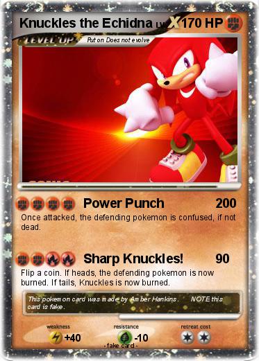 Pokemon Knuckles the Echidna