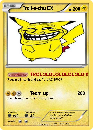 Pokemon Troll-a-chu EX
