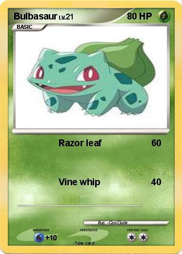Pokemon Bulbasaur