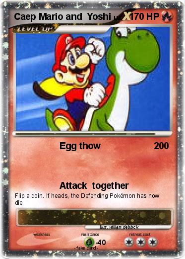 Pokemon Caep Mario and  Yoshi