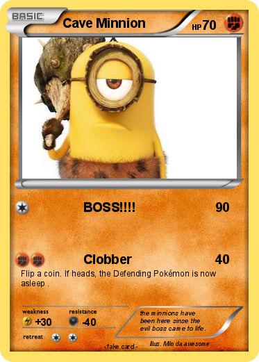 Pokemon Cave Minnion