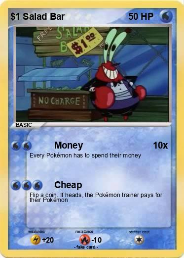Pokemon $1 Salad Bar