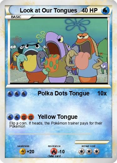 Pokemon Look at Our Tongues