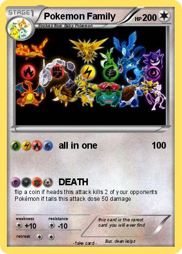 Pokemon Pokemon Family