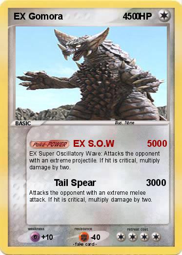 Pokemon EX Gomora                        4   0