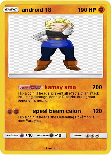 Pokemon android 18