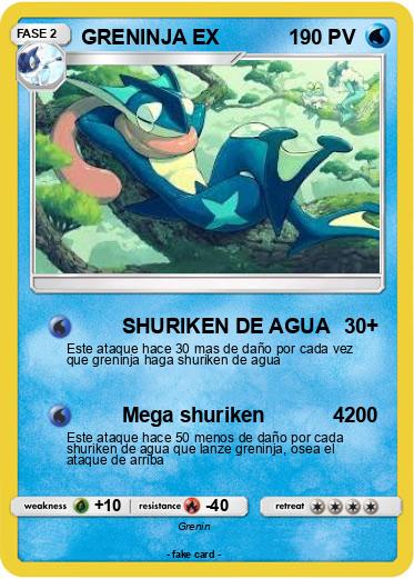Pokemon GRENINJA EX
