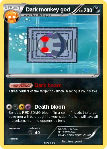 Pokemon Dark monkey god