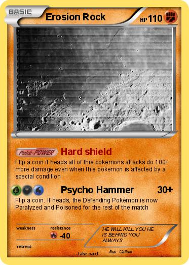 Pokemon Erosion Rock