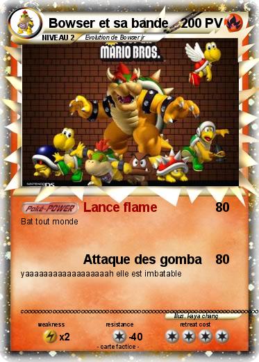 Pokemon Bowser et sa bande