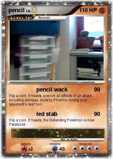 Pokemon pencil