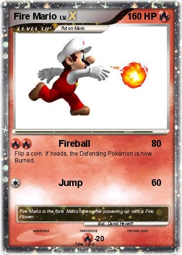 Pokemon Fire Mario
